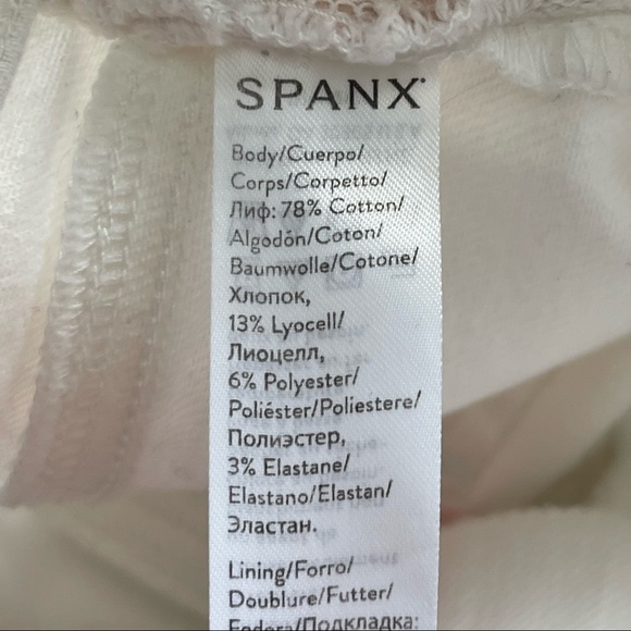 SPANX Distressed Skinny Jeans in White - Picture 4 of 7
